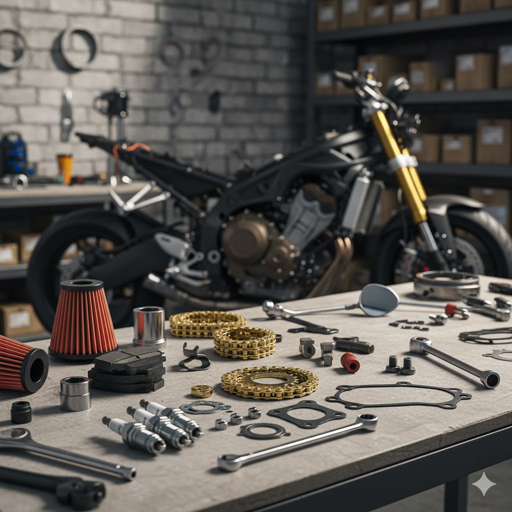 لوازم یدکی موتورسیکلت احمدی